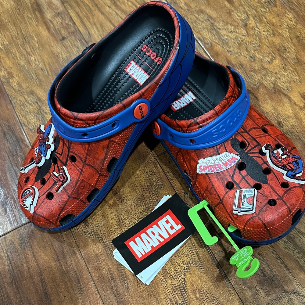 Marvel Spider-Man Red and Blue Kids' Clogs